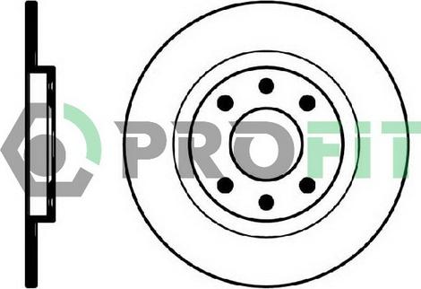 Profit 5010-0051 - Тормозной диск autosila-amz.com