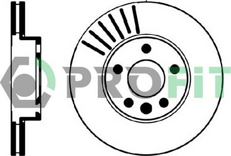 Profit 5010-0846 - Тормозной диск autosila-amz.com