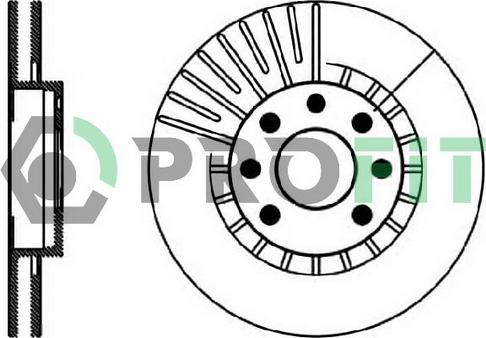 Profit 5010-0206 - Тормозной диск autosila-amz.com