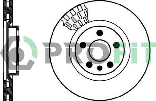 Profit 5010-0760 - Тормозной диск autosila-amz.com