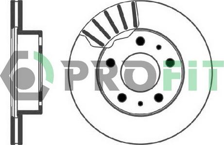 Profit 5010-0768 - Тормозной диск autosila-amz.com