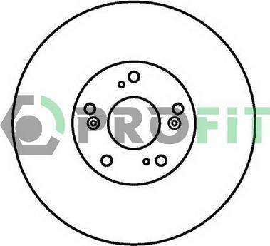 Profit 5010-1424 - Тормозной диск autosila-amz.com