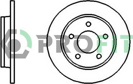 Profit 5010-1420 - Тормозной диск autosila-amz.com