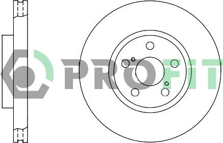 Profit 5010-1508 - Тормозной диск autosila-amz.com