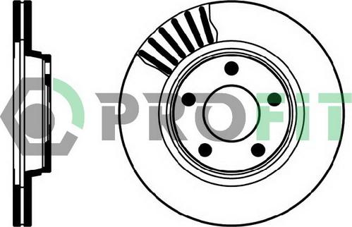Profit 5010-1003 - Тормозной диск autosila-amz.com