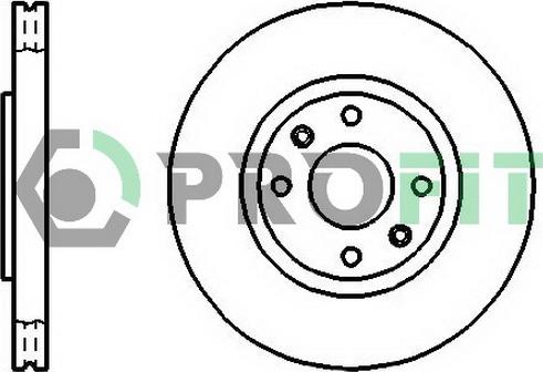 Profit 5010-1152 - Тормозной диск autosila-amz.com