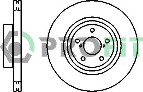 Profit 5010-1175 - Тормозной диск autosila-amz.com