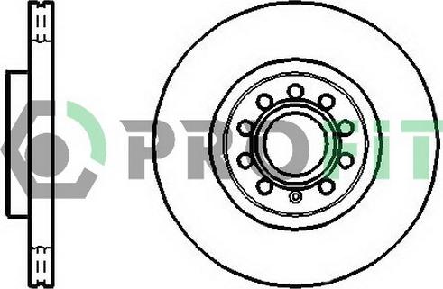 Profit 5010-1305 - Тормозной диск autosila-amz.com