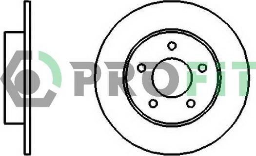 Profit 5010-1383 - Тормозной диск autosila-amz.com