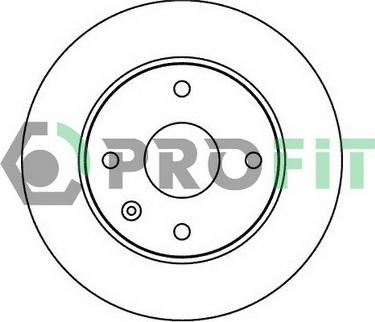 Profit 5010-1257 - Тормозной диск autosila-amz.com