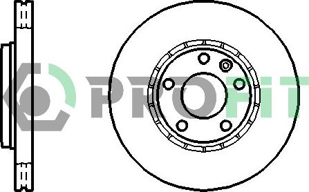 Profit 5010-1204 - Тормозной диск autosila-amz.com