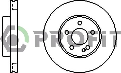 Profit 5010-1203 - Тормозной диск autosila-amz.com
