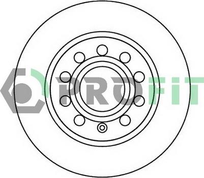 Profit 5010-1224 - Тормозной диск autosila-amz.com