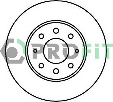 Profit 5010-2005 - Тормозной диск autosila-amz.com