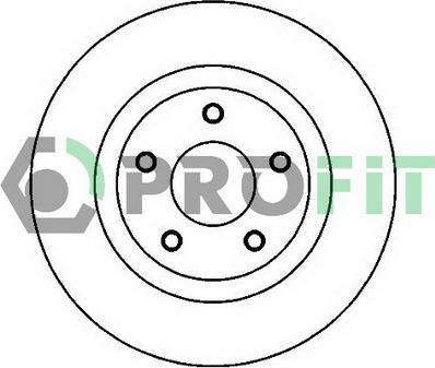 Profit 5010-2019 - Тормозной диск autosila-amz.com