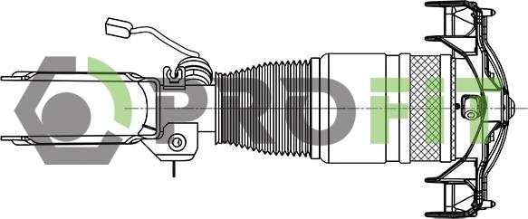 Profit 2007-0181 - Опора пневматической рессоры autosila-amz.com