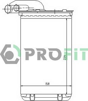 Profit PR 6037N1 - Теплообменник, отопление салона autosila-amz.com