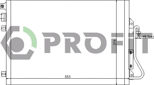 Profit PR 1914C1 - Конденсатор кондиционера autosila-amz.com