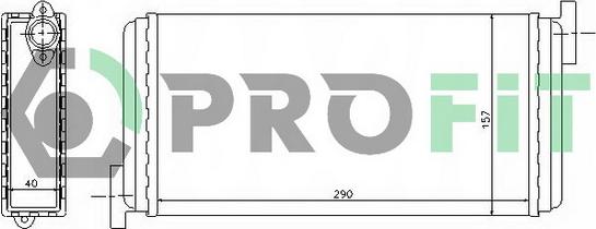 Profit PR 3590N1 - Теплообменник, отопление салона autosila-amz.com
