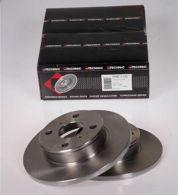 Protechnic PRD1150 - Тормозной диск autosila-amz.com