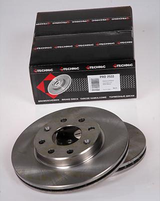 Protechnic PRD2533 - Тормозной диск autosila-amz.com