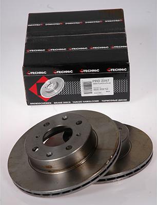 Protechnic PRD2257 - Тормозной диск autosila-amz.com