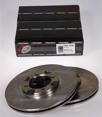 Protechnic PRD2206 - Тормозной диск autosila-amz.com