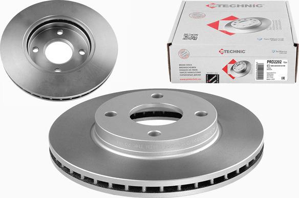 Protechnic PRD2202 - Тормозной диск autosila-amz.com