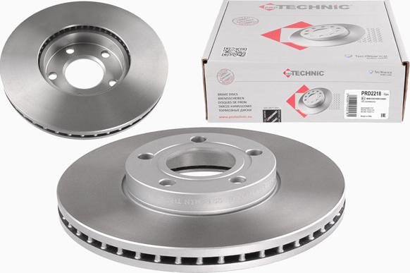 Protechnic PRD2218 - Тормозной диск autosila-amz.com