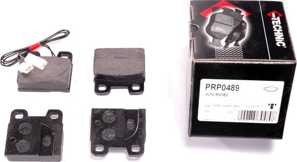 Protechnic PRP0489 - Тормозные колодки, дисковые, комплект autosila-amz.com