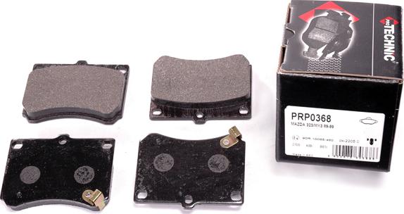 Protechnic PRP0368 - Тормозные колодки, дисковые, комплект autosila-amz.com
