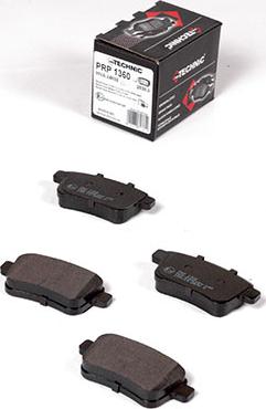 Protechnic PRP1360 - Тормозные колодки, дисковые, комплект autosila-amz.com