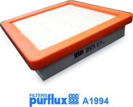 Purflux A1994 - Воздушный фильтр, двигатель autosila-amz.com