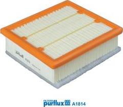 Purflux A1814 - Воздушный фильтр, двигатель autosila-amz.com