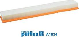 Purflux A1834 - Воздушный фильтр, двигатель autosila-amz.com