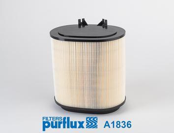Purflux A1836 - Воздушный фильтр, двигатель autosila-amz.com