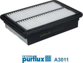 Purflux A3011 - Воздушный фильтр, двигатель autosila-amz.com