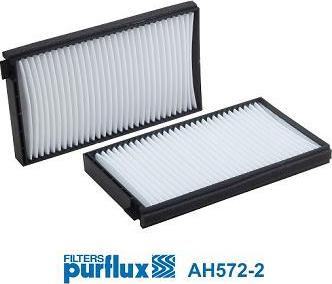 Purflux AH572-2 - Фильтр воздуха в салоне autosila-amz.com