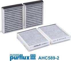 Purflux AHC589-2 - Фильтр воздуха в салоне autosila-amz.com