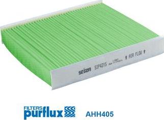Purflux AHH405 - Фильтр воздуха в салоне autosila-amz.com