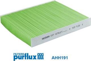 Purflux AHH191 - Фильтр воздуха в салоне autosila-amz.com