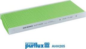 Purflux AHH205 - Фильтр воздуха в салоне autosila-amz.com
