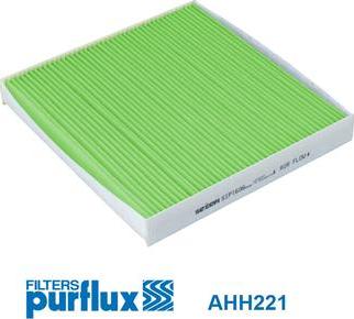 Purflux AHH221 - Фильтр воздуха в салоне autosila-amz.com
