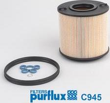 Purflux C945 - Топливный фильтр autosila-amz.com