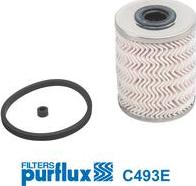 Purflux C493E - Топливный фильтр autosila-amz.com