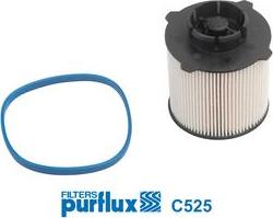 Purflux C525 - Топливный фильтр autosila-amz.com