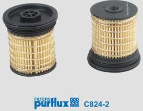 Purflux C824-2 - Топливный фильтр autosila-amz.com