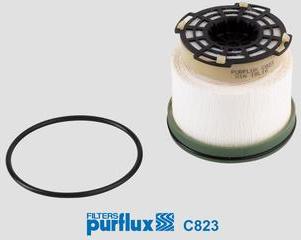 Purflux C823 - Топливный фильтр autosila-amz.com