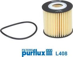 Purflux L408 - Масляный фильтр autosila-amz.com
