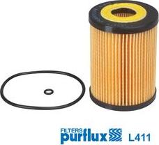 Purflux L411 - Масляный фильтр autosila-amz.com